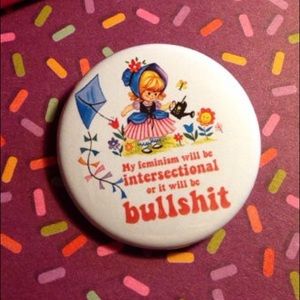 ISO My feminism will be intersectional button